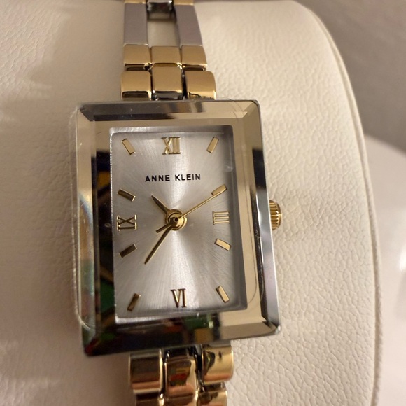 Anne Klein Two-Tone Rectangular Watch - Picture 12 of 12